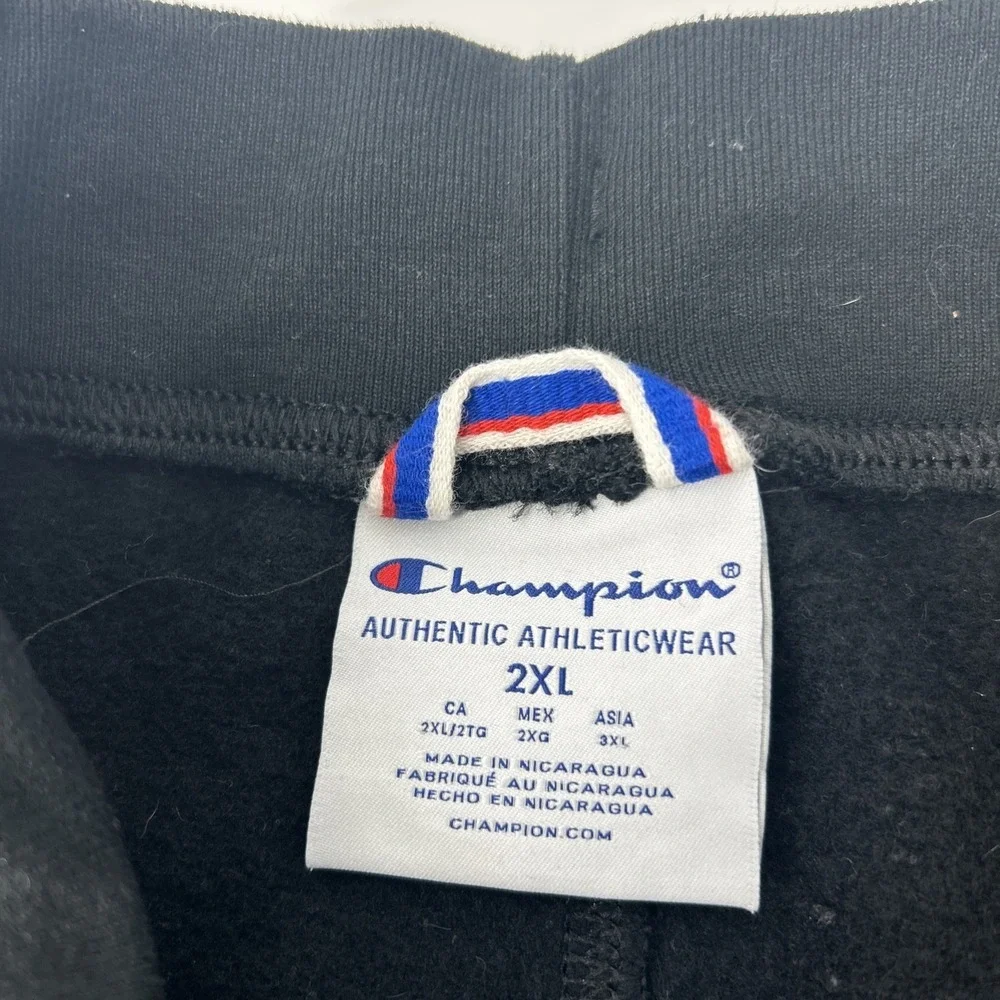 Champion Joggers Sweatpants Pants Men's 2XL Black Casual Active Athletic Logo
